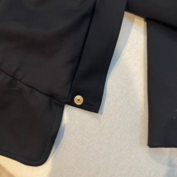 Gucci Tailored Double-Zip Jacket — Black, Gold Hardware, Made in Italy (Size 44) - Picture 8 of 13